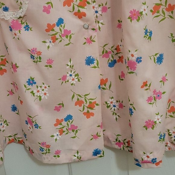 Smartime Pink Floral Lightweight Robe!!! - Picture 4 of 9